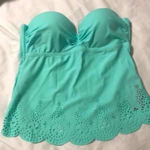 Arizona Mint Halter Bikini Top Medium New